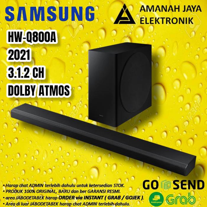 Gambar SAMSUNG SOUNDBAR HW-Q800A 3.1.2 CH | HWQ800A DOLBY ATMOS DTS:X | 2021 - HW-Q800C dari AMANAH JAYA ELECTRONICS Kota Tangerang Selatan Tokopedia