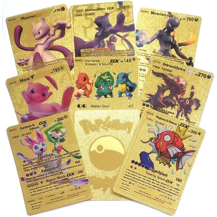 Jual Kartu Pokemon Emas Mew Mewtwo Charmander Umbreon Gardevoir Magikarp - Mew  V - Kota Medan - Anime Murah | Tokopedia