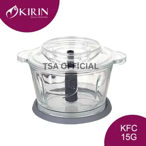 FOOD CHOPPER KIRIN KFC-15GL GLASS BOWL 1,5 L (HANYA GELAS)