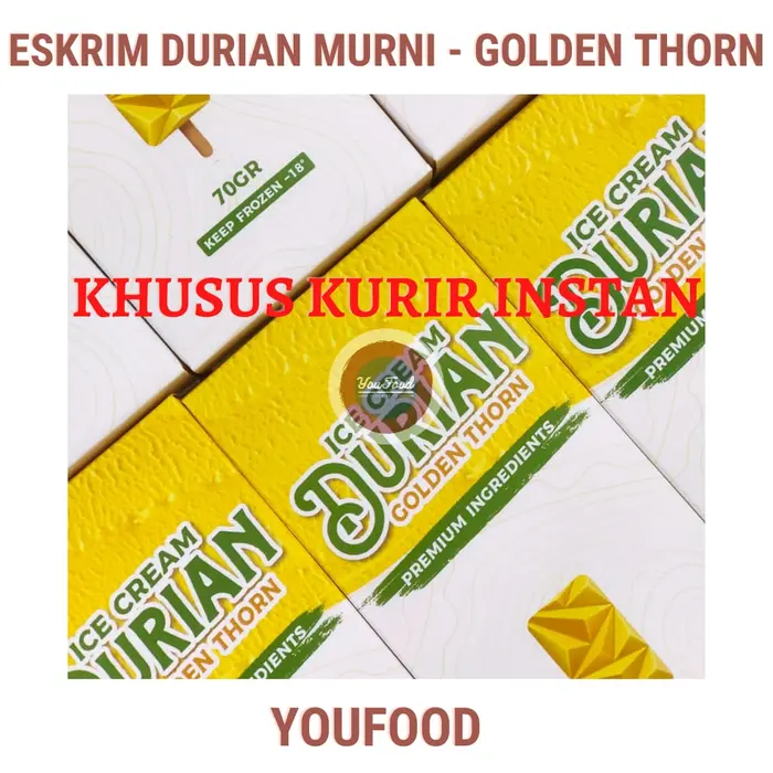 Gambar ES KRIM GOLDEN THORN - ICE CREAM Durian Murni dari Youfood Jakarta Utara Kota Administrasi Jakarta Utara 4 Tokopedia