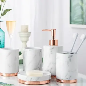 Luxury Premium Marble set/Set Prtalatan Mandi
