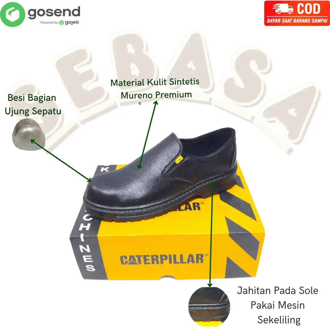 sepatu safety sebasa pelindung sepatu kerja554