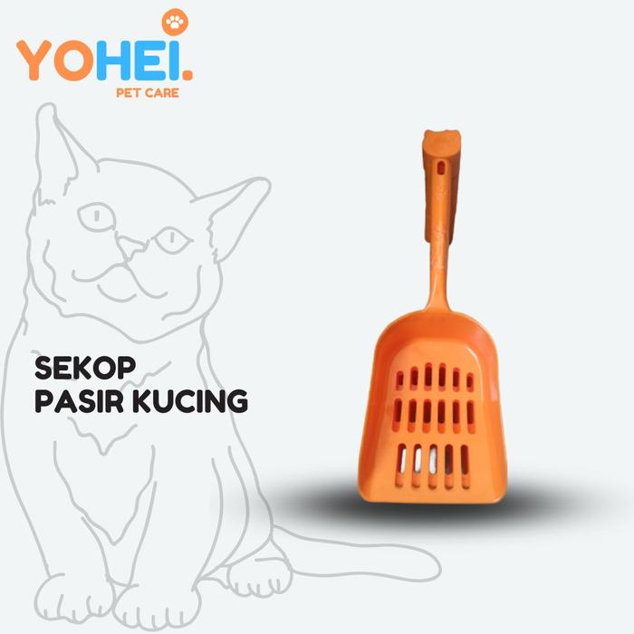 Gambar Sekop Pasir Kucing Cat Litter dari Yohei Pet Care Kota Administrasi Jakarta Timur Tokopedia