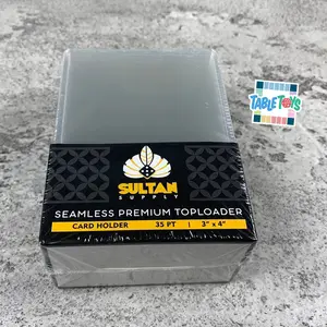 Sultan 35 pt Seamless Clear Premium Toploader 3x4