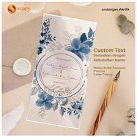 Gambar CETAK UNDANGAN AKRILIK TERBAIK - CUSTOM dari Snapy Kota Administrasi Jakarta Selatan 4 Tokopedia