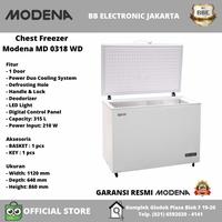 Gambar Modena Chest Freezer PRESERVA MD 0318 WD/MD0318WD/MD 0318WD dari Bb Elektrindo Kota Administrasi Jakarta Barat 2 Tokopedia