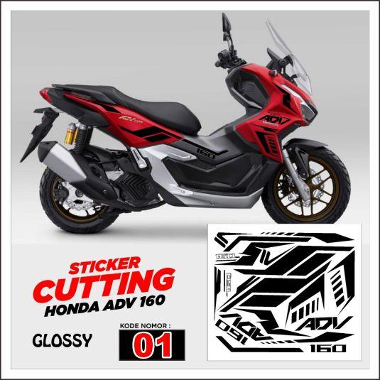 Jual Striping Sticker Cutting dan Sticker Tankpad Premium Honda Adv 160 ...