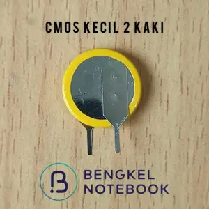 Baterai CMOS BIOS Laptop Kecil 2 Kaki CR1220