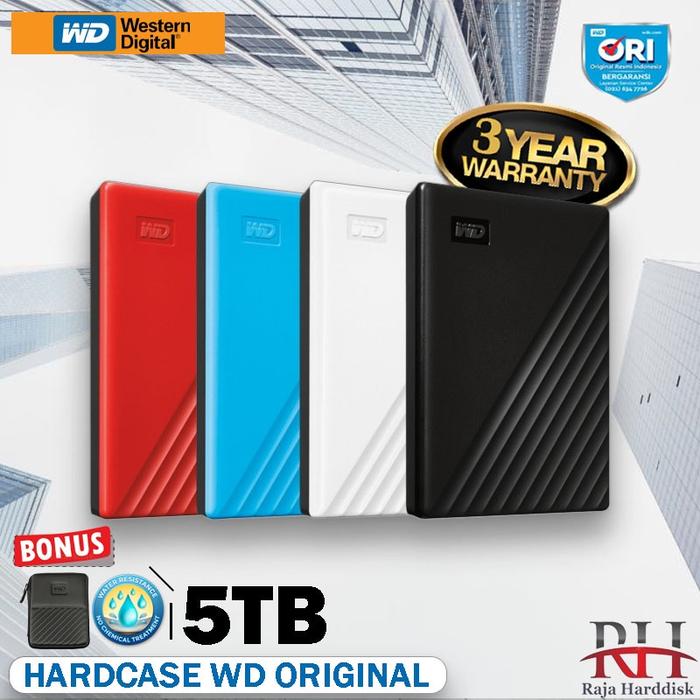 Gambar WD My Passport 5TB Putih - HD HDD Hardisk Eksternal 5 TB External 2.5" dari Raja Harddisk Kota Administrasi Jakarta Pusat Tokopedia