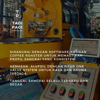 Gambar Arabika Flores 1 Kg Roast Bean Coffee - Kopi biji matang - BIJI dari Tadi Pagi Coffee Roastery Kota Depok 5 Tokopedia