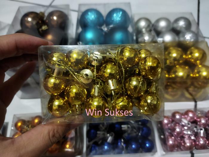Gambar Bola Natal 2cm isi 24 / Accesories Natal 2 cm / Hiasan Dekorasi Natal dari WinSejukBersama Kota Administrasi Jakarta Utara Tokopedia