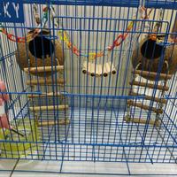 Gambar AKSESORIS KANDANG mainan hewan rantai panjat sugar glider tupai burung dari charlotte bowtique Kota Administrasi Jakarta Barat 2 Tokopedia