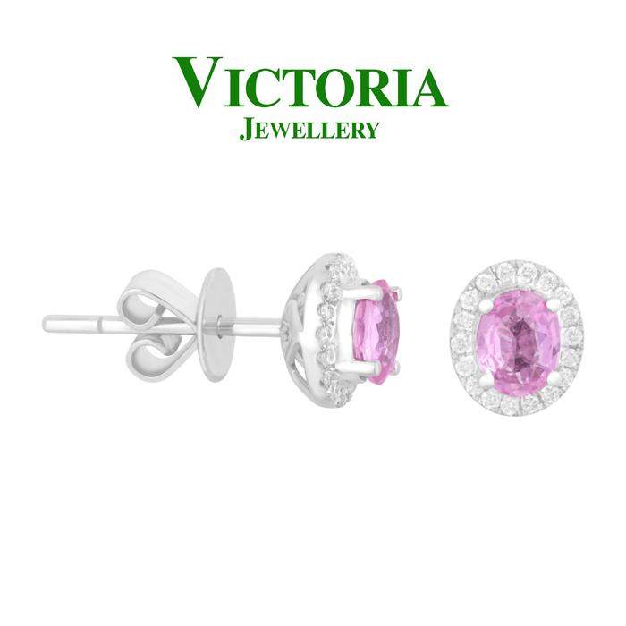 Gambar Anting Berlian Batu Pink Sapphire VER884051 Victoria Jewellery dari Victoria Jewellery Online Kota Administrasi Jakarta Selatan Tokopedia
