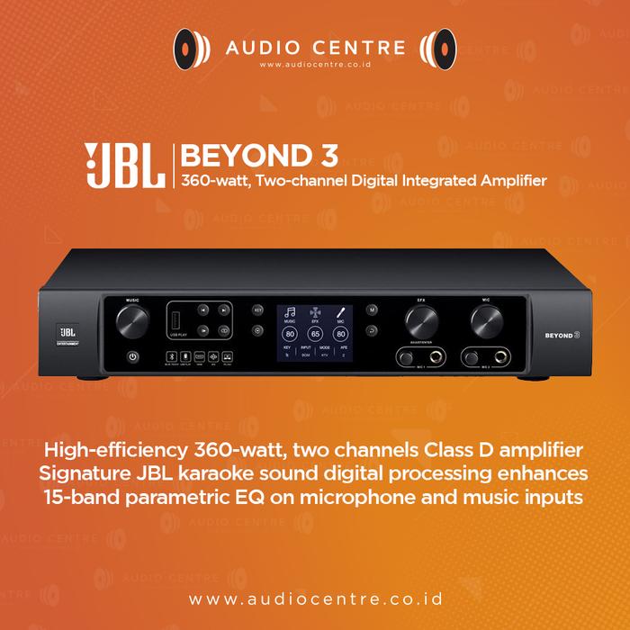 Gambar JBL Beyond 3 mixer Amplifier karaoke with bluetooth hdmi arc dari Audio Centre Official Kota Administrasi Jakarta Barat Tokopedia