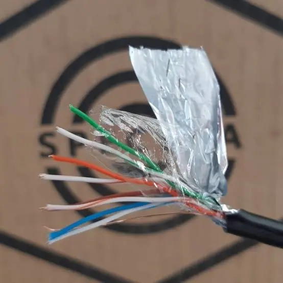 Kabel Lan FTP Cat 5e per Meter Cable UTP Cat5e Outdoor Hitam Eceran