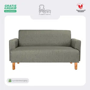 Sofa 2 seater Scandinavian Kursi Tamu Sofa Minimalis Sofa Santai Murah