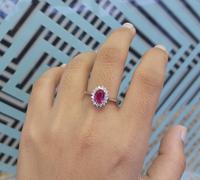 Gambar Cincin Berlian Batu Ruby VLR679459 Victoria Jewellery dari Victoria Jewellery Online Kota Administrasi Jakarta Selatan 2 Tokopedia