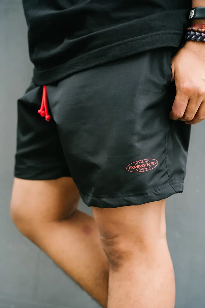 Gambar BKR Brothers Basic Shorts - Logo Black/Green - Hitam, M dari BKR Brothers Kota Administrasi Jakarta Selatan 5 Tokopedia