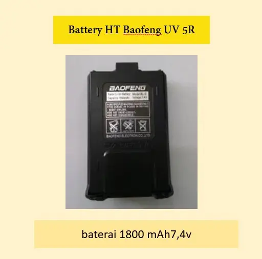 Battery HT UV 5R Battery Handy Talky Batrai Baofeng Original Terlaris