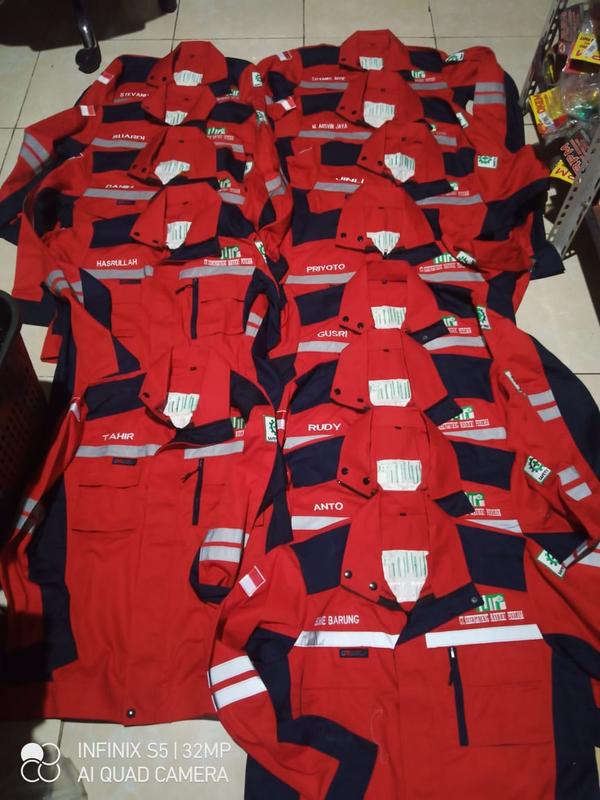 Baju Safety Semi Jaket Dan Bordir Lengkap 1