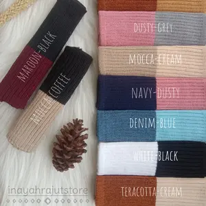 ciput bandana rajut premium 2 warna