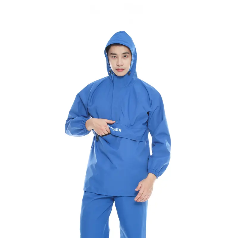 Jas Hujan Kanguru Dengan Seal Technology Lipat Kantong Set Celana 0