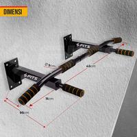 Gambar SFIDN FITS Premium Steel Wall Mount Pull Up Bar | Chin up Bar - Standart dari SFIDN FITS Shop Kota Administrasi Jakarta Selatan 4 Tokopedia