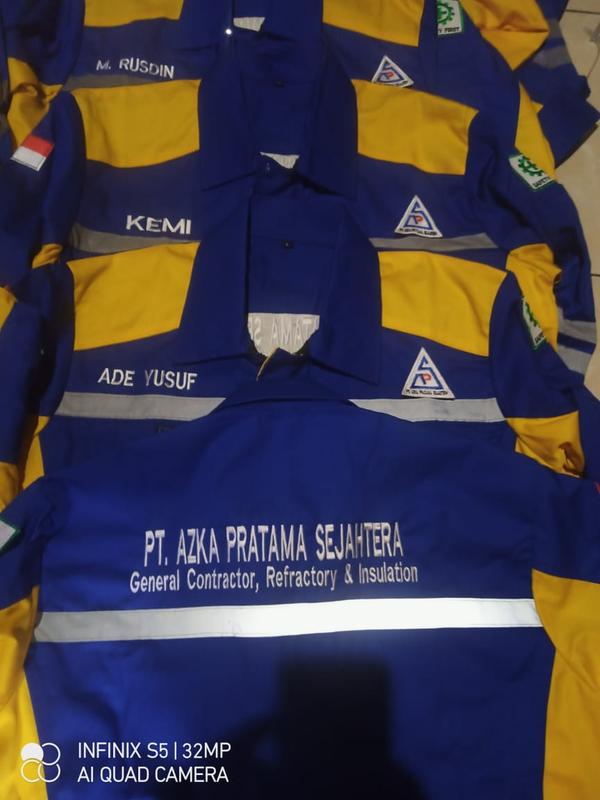 Baju Safety Semi Jaket Dan Bordir Lengkap 2
