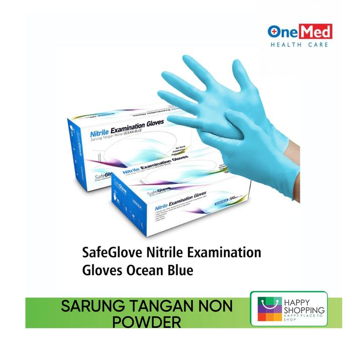 Gambar Sarung Tangan Nitril / Handscoon Nitril SafeGlove dari JayaMedishop Kota Administrasi Jakarta Timur Tokopedia