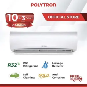 Polytron AC Split 1/2 pk PAC05VH / PAC 05 VH Termasuk Pasang