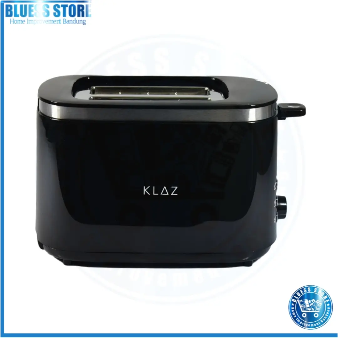 Panggangan Roti Klaz Toaster Roti 2 Slice Hitam Alat Pemanggang Roti