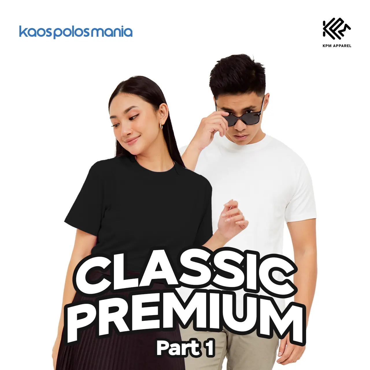 Kaos Polos KPM Apparel Classic Premium Size Dewasa Part 1