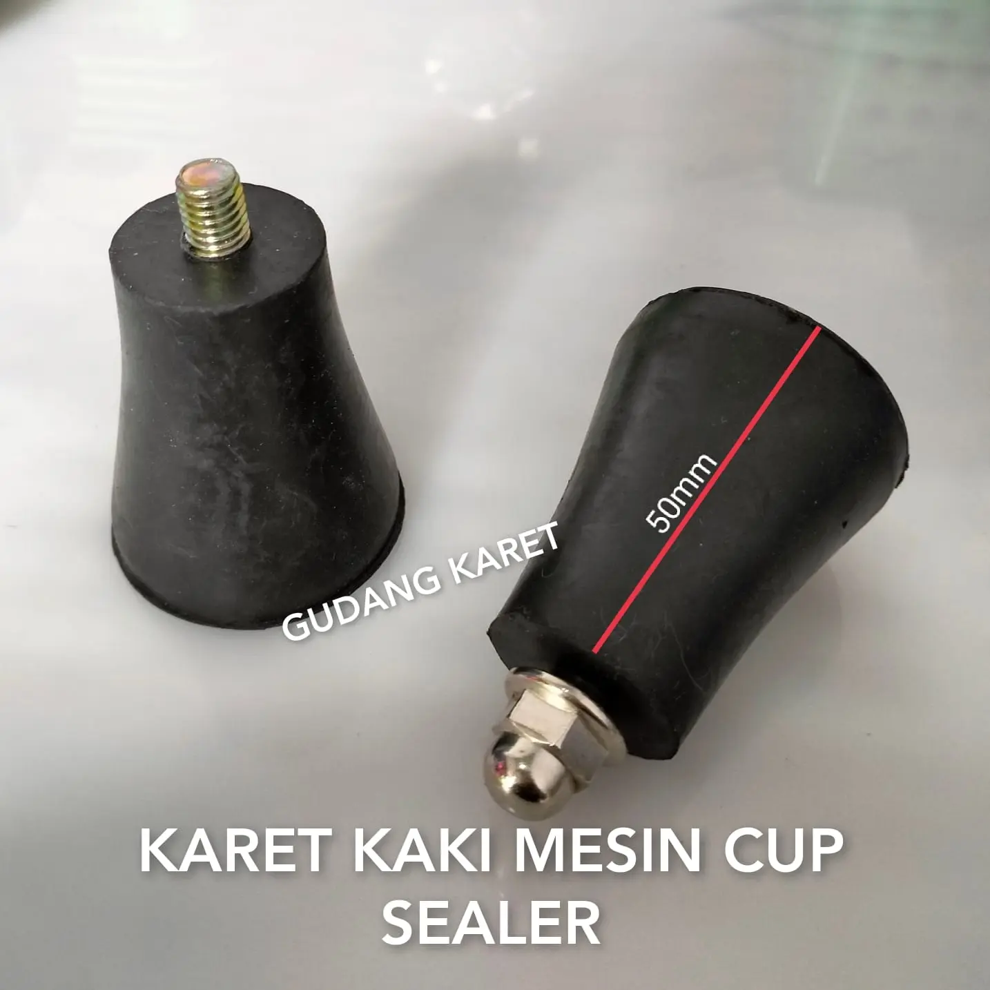 4pcs (Satu Sett) KARET KAKI MESIN CUP SEALER