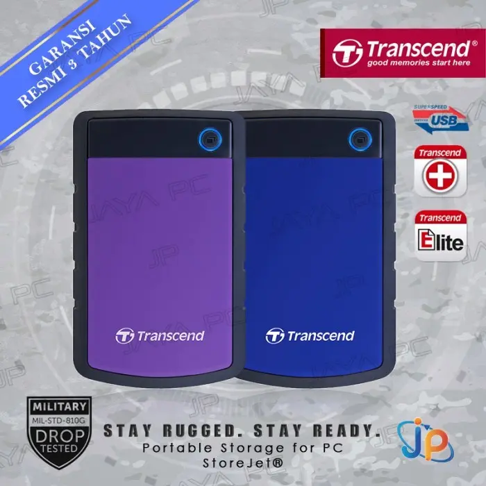 Transcend StoreJet 25H3 4TB - HDD / Hardisk / Harddisk External 2.5"