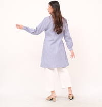 Gambar Nhm Baju Tunik Kemeja Wanita Salur Atasan Muslim katun Ld 100 110 - XXL dari NHM Online Kota Bekasi 5 Tokopedia