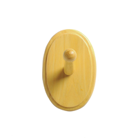 Gambar Villa Wooden Hooks 01 Gantungan Baju Dinding Kayu tebal kokoh Kamar dari KODAKI Mall Kota Administrasi Jakarta Utara 2 Tokopedia