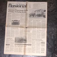 Gambar koran jadul kuno lawas Nasional tahun 1980 an dari valerio collection Kota Denpasar 1 Tokopedia