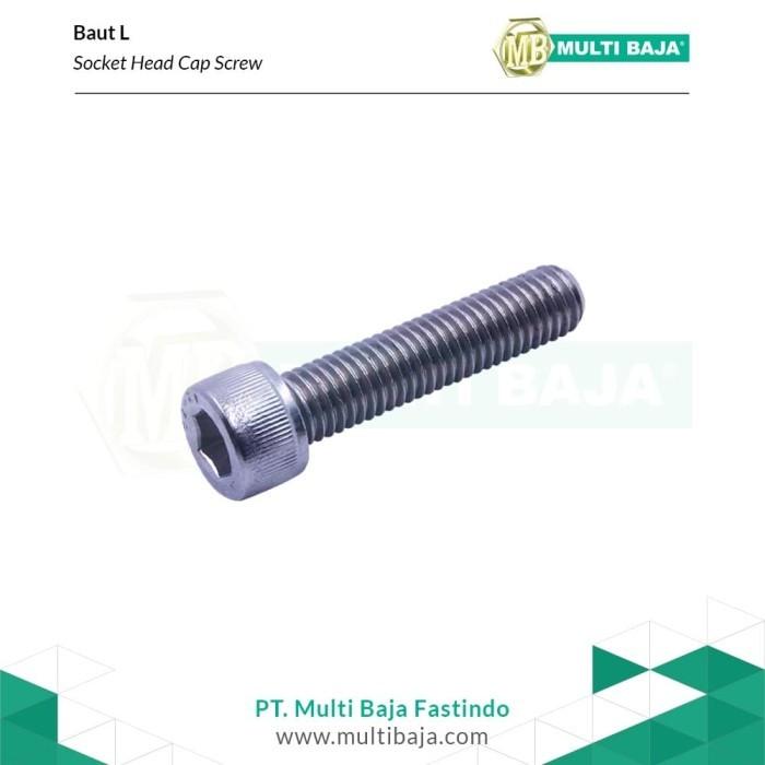 Gambar Baut L Stainless Steel 304 M16 x 60 FT (Socket Cap Screw) dari Multi Baja Kota Administrasi Jakarta Barat Tokopedia