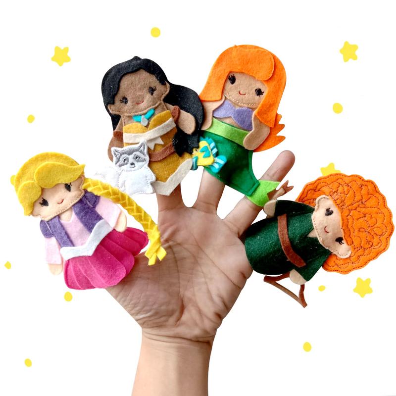 Finger Puppet Princess New (1 set 14pcs) - Shop | Tokopedia