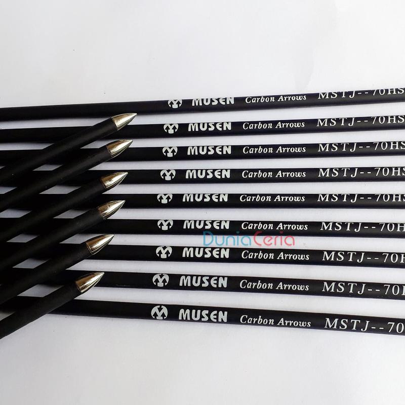 Anak Panah Arrow Musen 7mm Spine 700 Carbon Fiber MSTJ-70HS 1