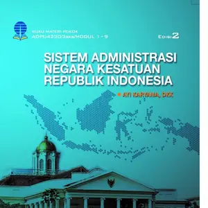 buku sistem administrasi negara kesatuan Republik indonesia