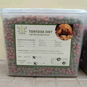 Hara tortoise diet 1 kg / makanan kura darat 1000 gram / pelet kura