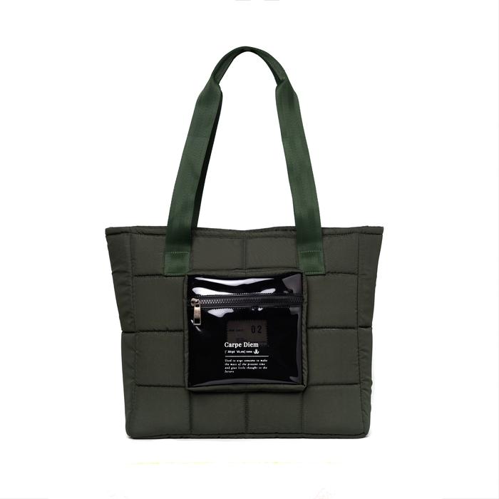 Gambar Totebag Puff Cato Olive dari Java Jones Clothing Kota Cimahi Tokopedia
