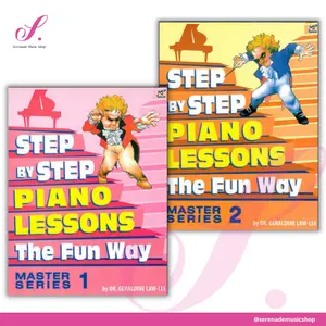 Step By Step Piano Lessons The Fun Way Master Series 1/2 Dr. Geraldine