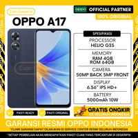 Gambar OPPO A17 4/64 OPPO A 17 4/64 GARANSI RESMI INDONESIA - LAKE BLUE, TANPA BONUS dari Cuan Gadget.id Kota Bekasi 2 Tokopedia
