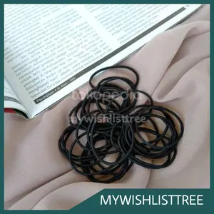 GELANG KARET POLOS SATUAN GELANG KARET ELASTIS MURAH IKAT RAMBUT POLOS