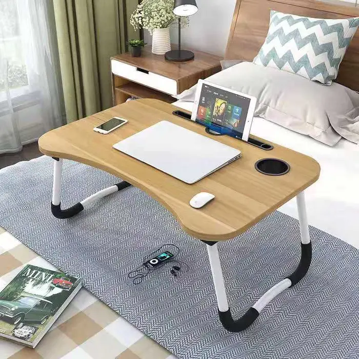 Gambar Meja Laptop Lipat Foldable Notebook Desk Table dari ElectStuff ID Kota Semarang 4 Tokopedia