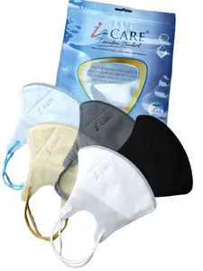 Masker Duckbill icare 4ply Sachet Ziplock isi 25pc Premium Quality