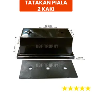 Tatakan Piala Kaki 2 Sparepart Komponen Trophy