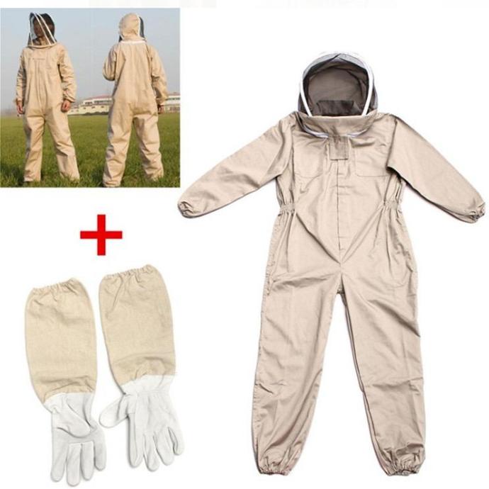 Gambar Baju Anti Lebah Full Body – Anti Bee Suit Pelindung Tubuh Bee keeping Suit - Jaring dibagaian wajah - XL dari gudangsafetycom Kota Administrasi Jakarta Barat Tokopedia